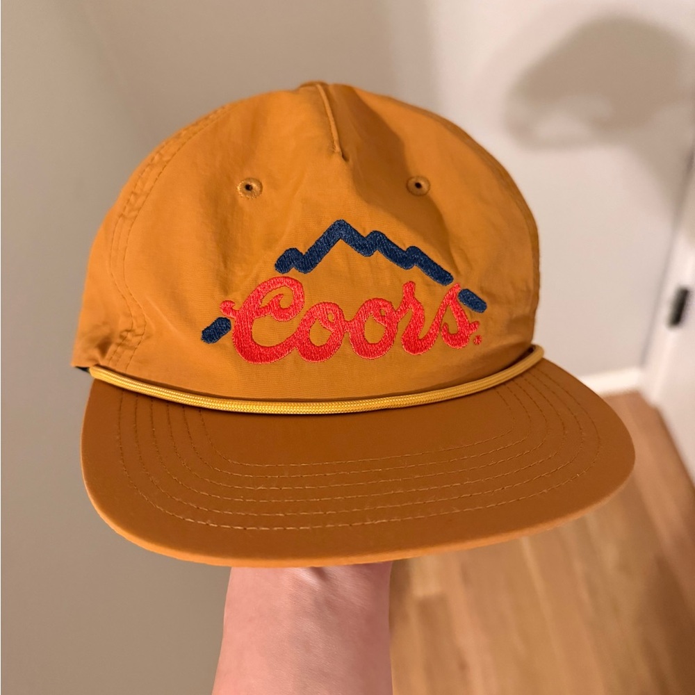 Coors Mustard SnapBack hat